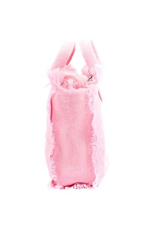 Borsa Vanity Mini in lino rosa SAINT BARTH KIDS | VAMI00800142L